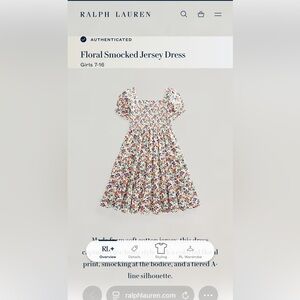 Polo Ralph Lauren Floral Multicolor Girls Dress